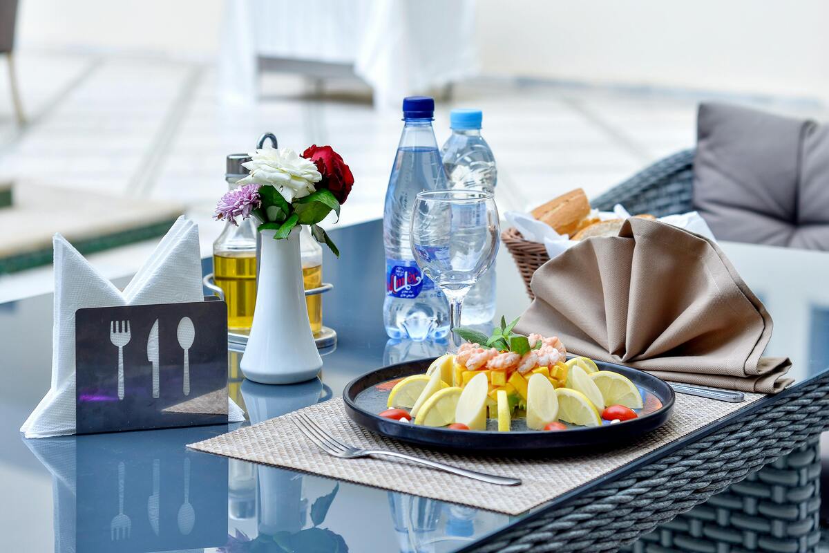 Ambiance de restaurant de fruits de mer